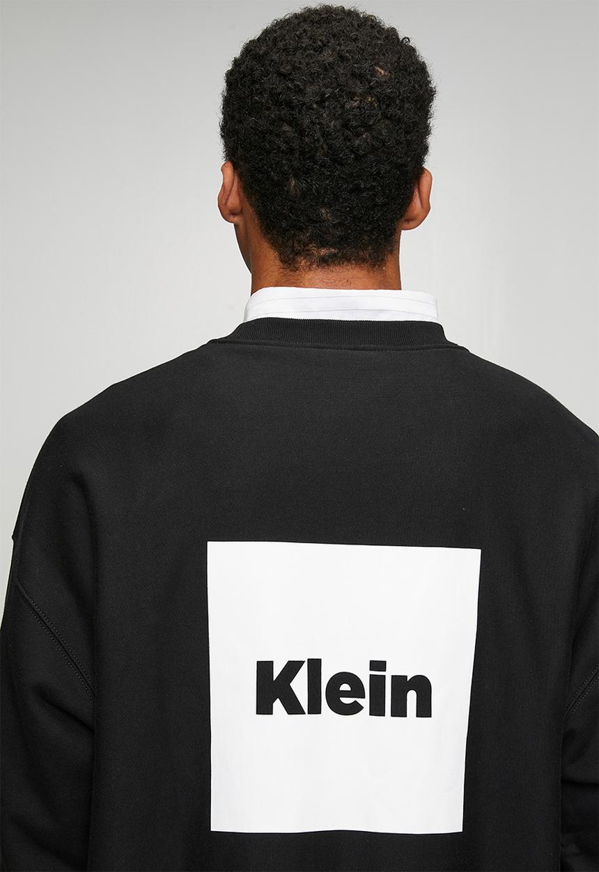Calvin Klein - Long sleeve Premium Fleece Calvin Box Graphic Cn - Black