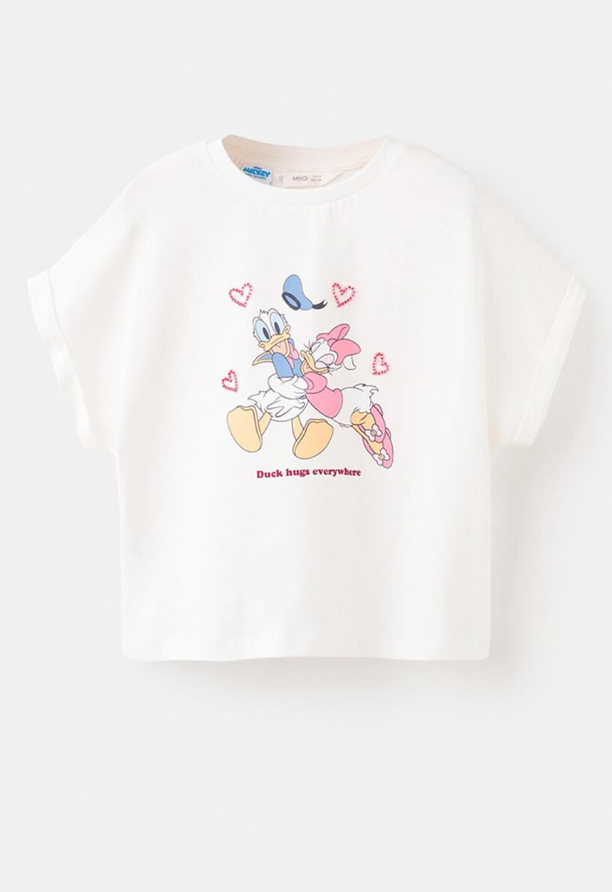 MANGO - T-Shirt PDHUGS - Natural