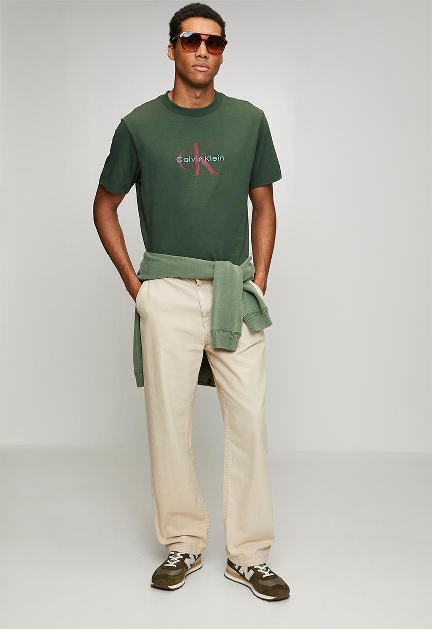 Calvin Klein - Short sleeve Hero Monologo Tee 20S - Sycamore