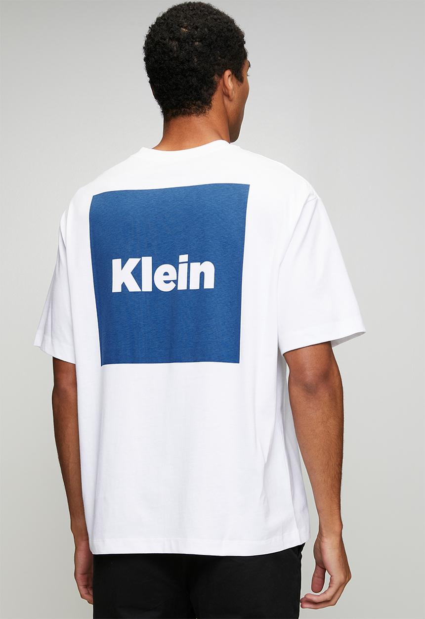 Calvin Klein - Short sleeve 16S Io Calvin Box Graphic Tee - Brilliant White