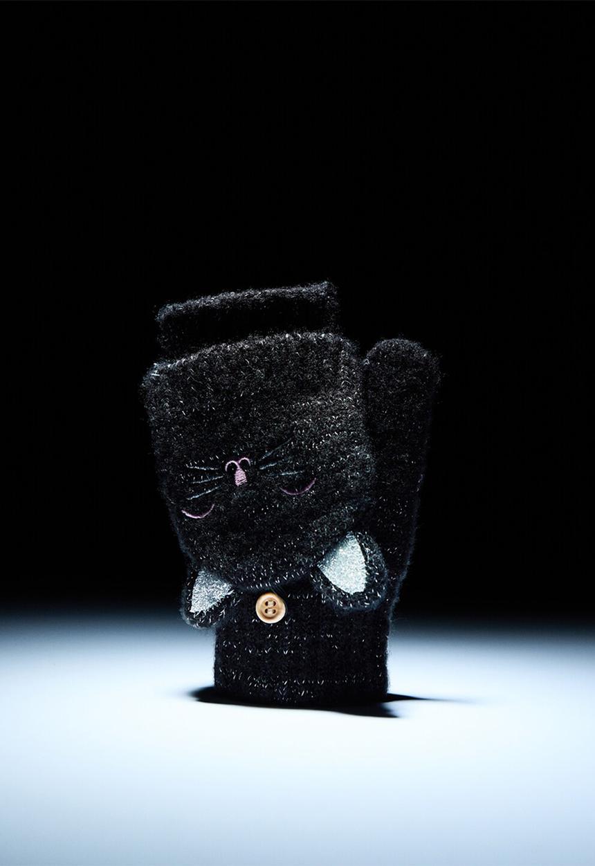MANGO - Gloves  -  black