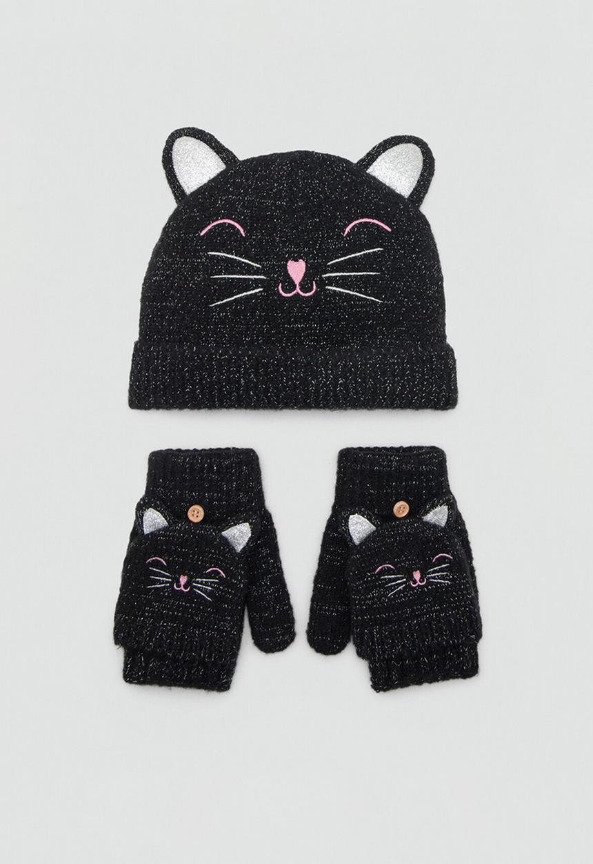 MANGO - Gloves  -  black