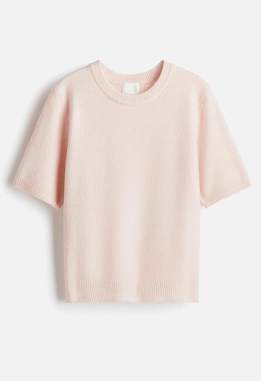 H&M - Fine-knit jumper - powder pink 