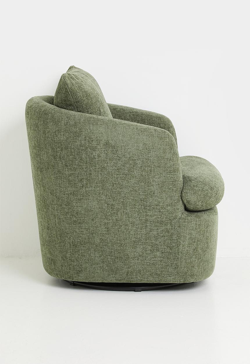 Sixth Floor - Kairo Swivel Occasional Chair - Green