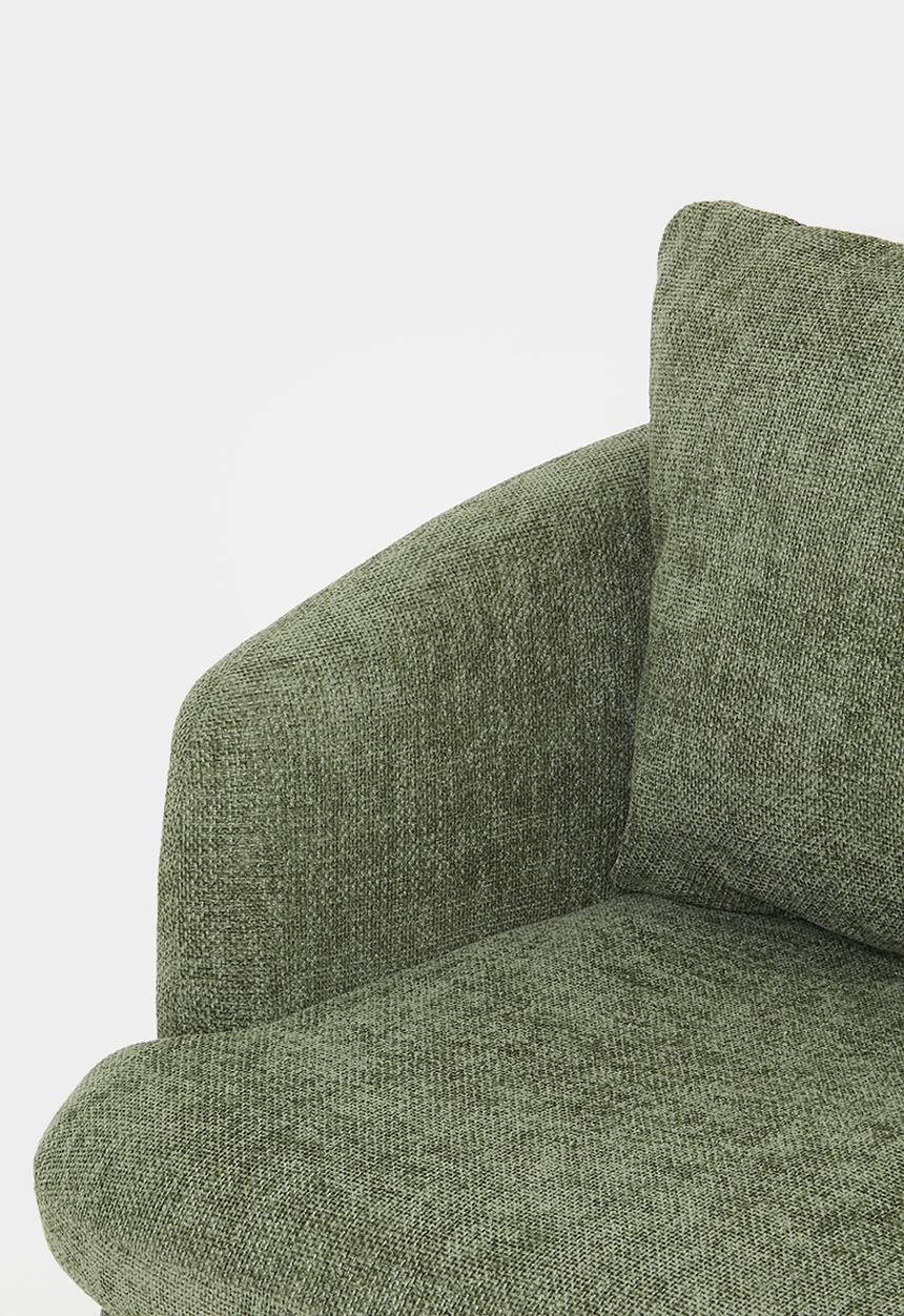 Sixth Floor - Kairo Swivel Occasional Chair - Green