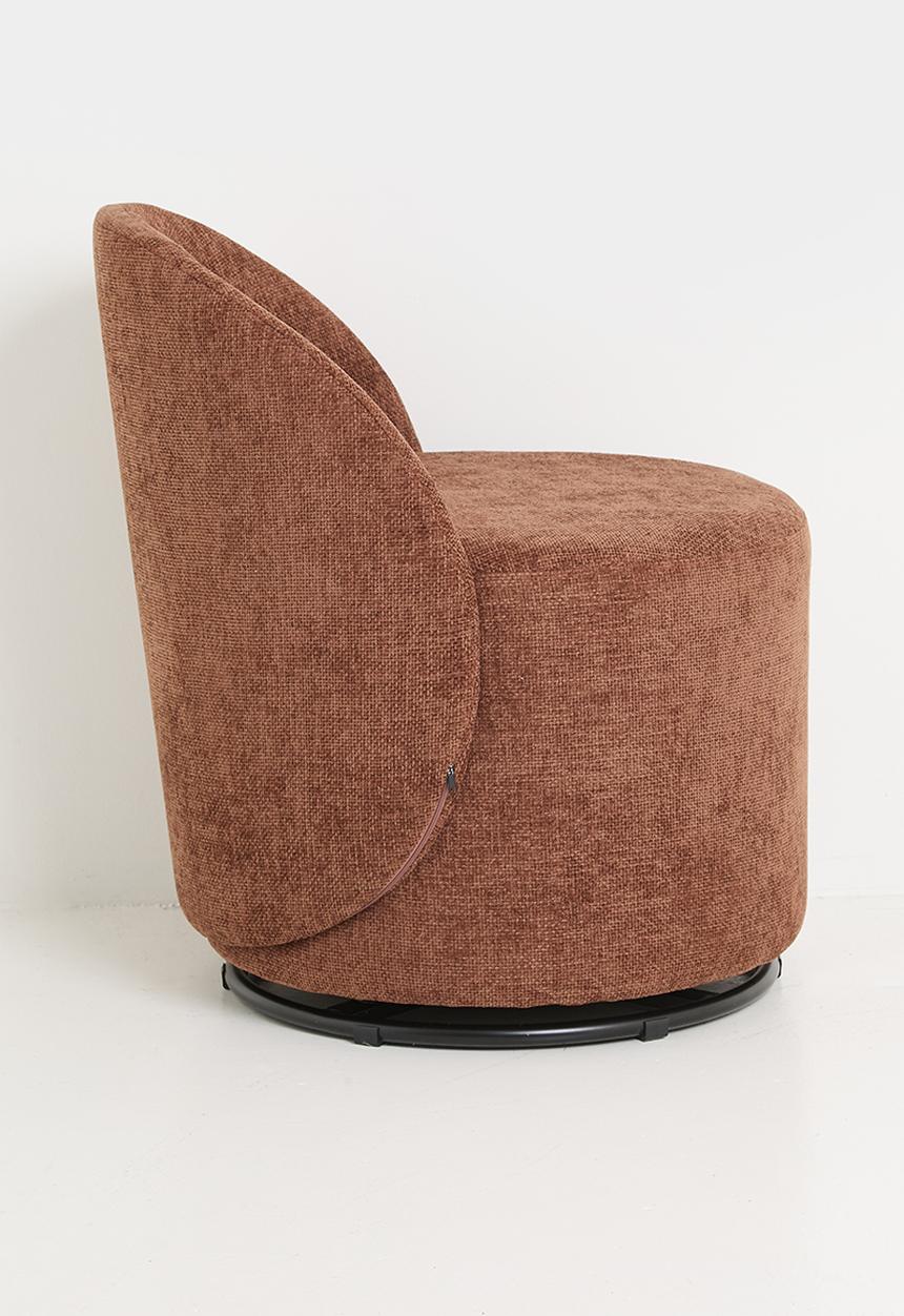 Sixth Floor - Taro Swivel Occasional Chair - Clay