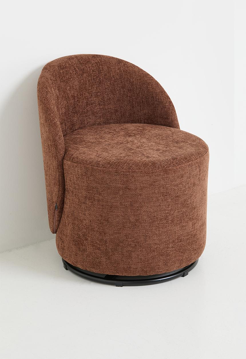 Sixth Floor - Taro Swivel Occasional Chair - Clay