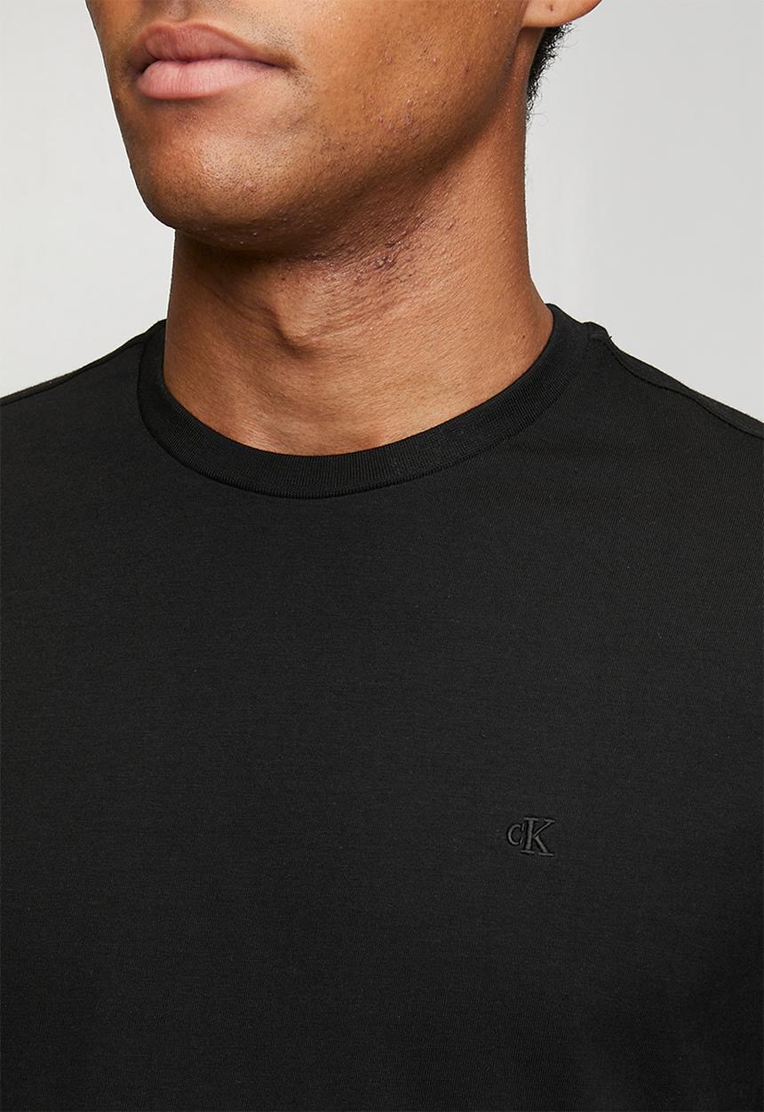 Calvin Klein - Short Sleeve Classic Monogram Tee 2Pk - Black/Bright White