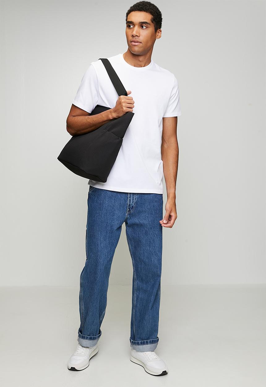 Calvin Klein - Short Sleeve Classic Monogram Tee 2Pk - Black/Bright White