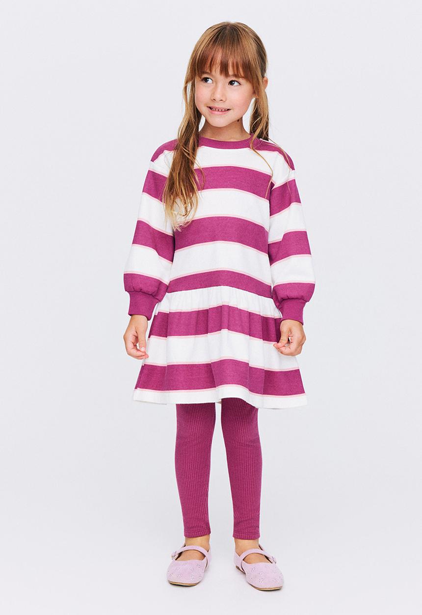 Cotton On - Fleece Legging - Heritage Red/Rib