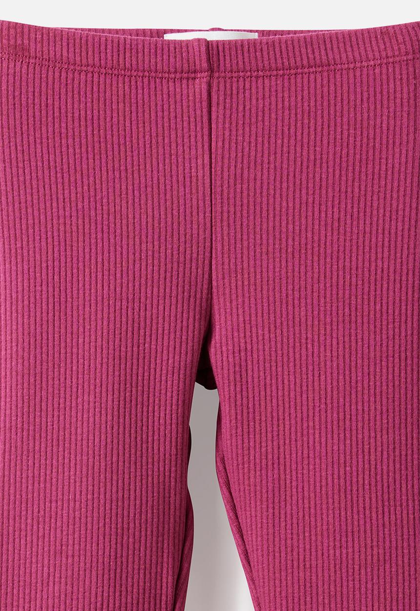 Cotton On - Fleece Legging - Heritage Red/Rib