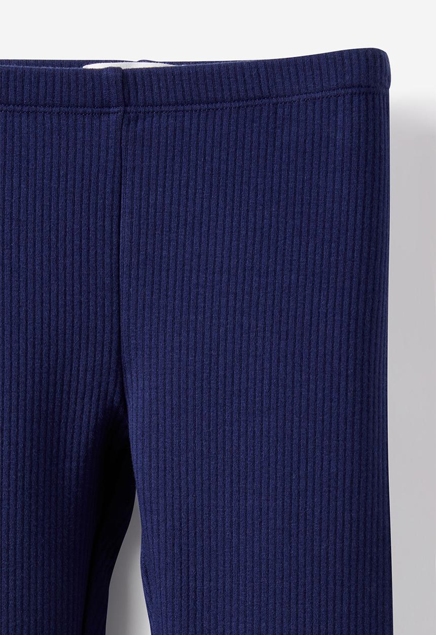 Cotton On - Fleece Legging - Squid Ink Rib