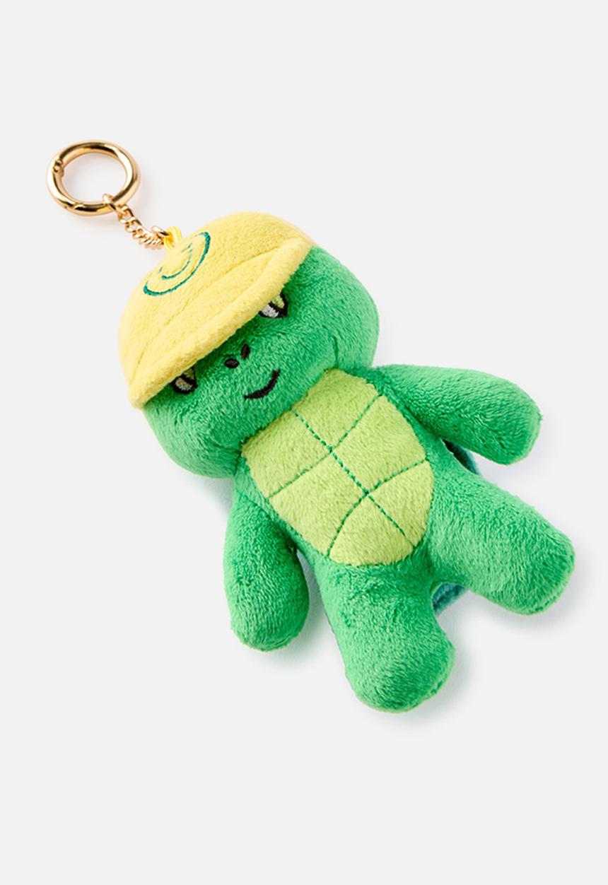 Cotton On - Brooklyn Bag Charm - Gecko Green/Turtle