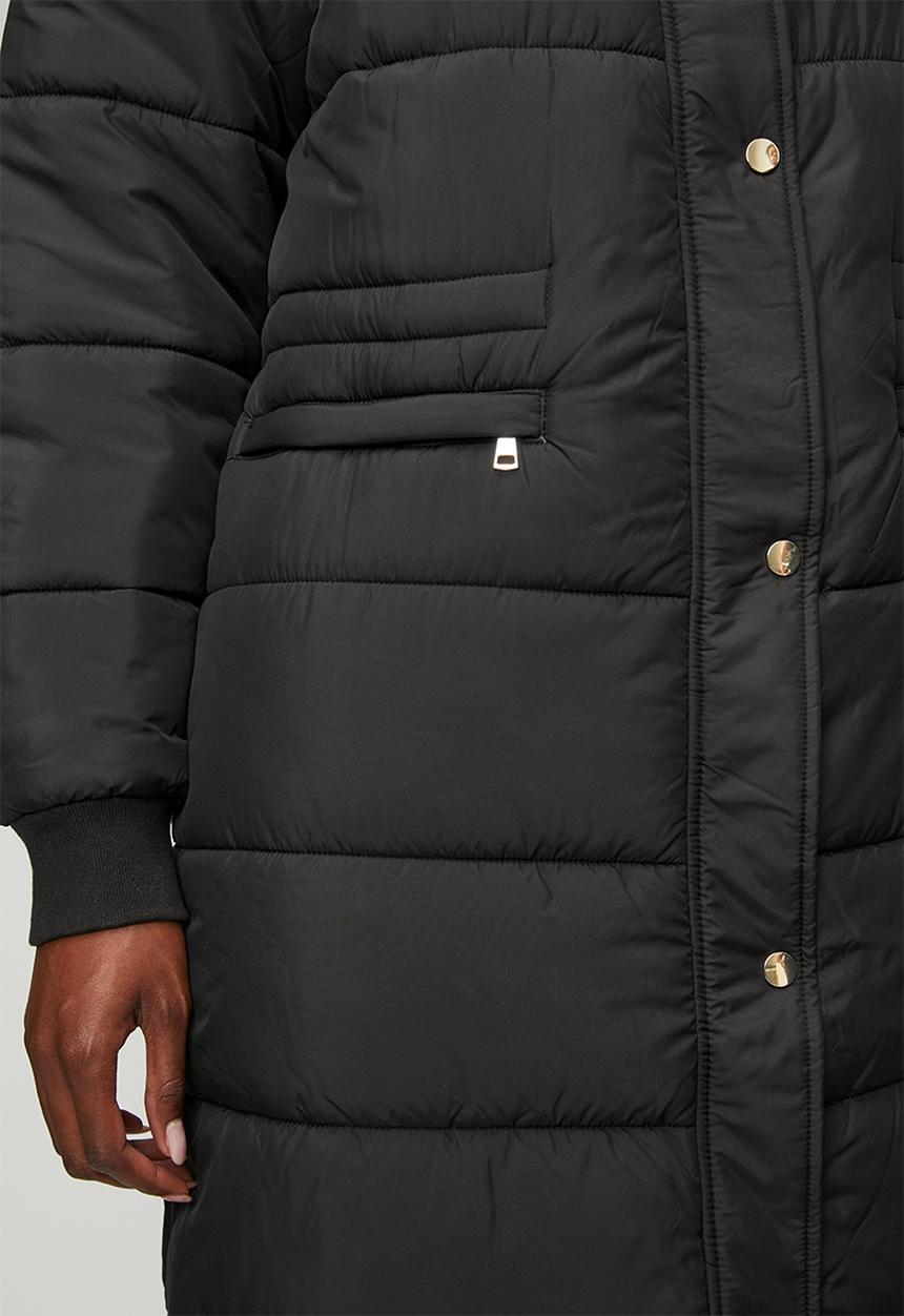 POLO - Wmn Mia Ls Puffer Jacket - Black