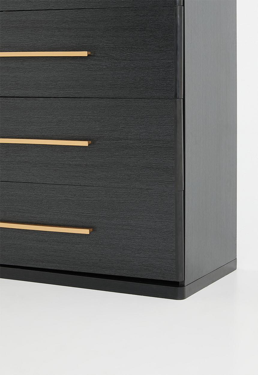 Sixth Floor - Roux 5 Drawer - Black