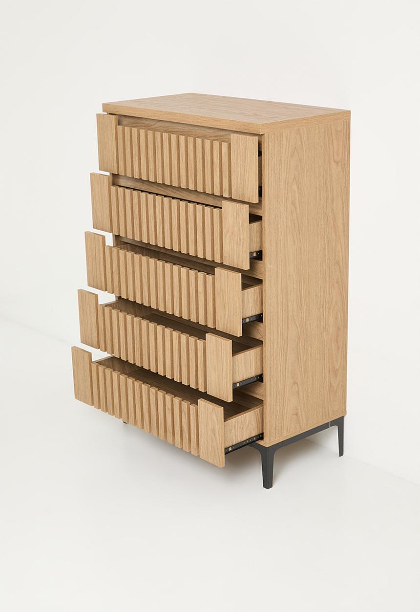 Sixth Floor - Giselle 5 Drawer - Natural