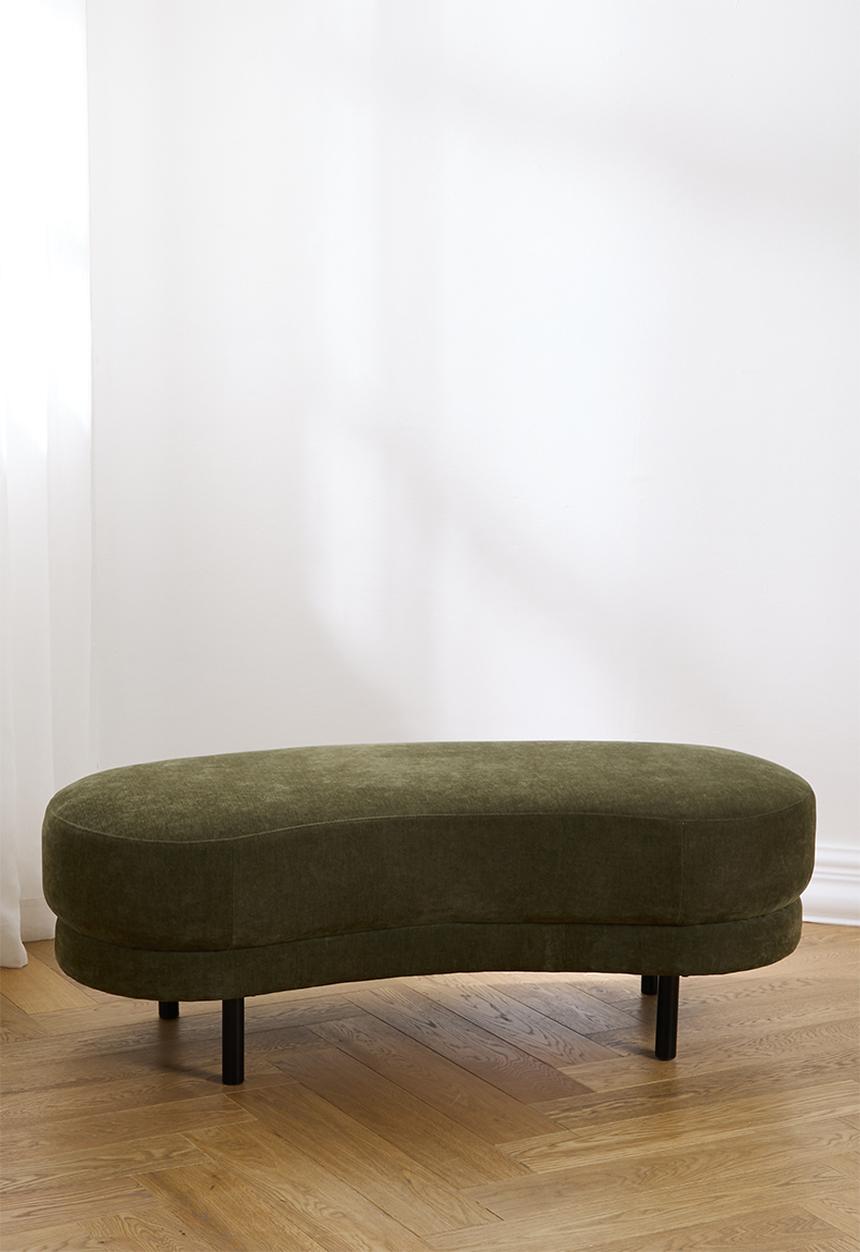 Sixth Floor - Hyancinth Ottoman - Green