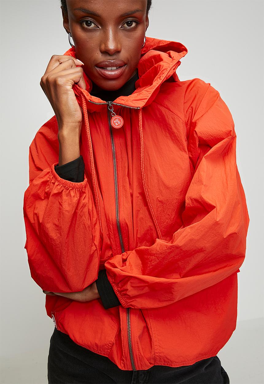 Me&B - Cropped Element Jacket - Coral