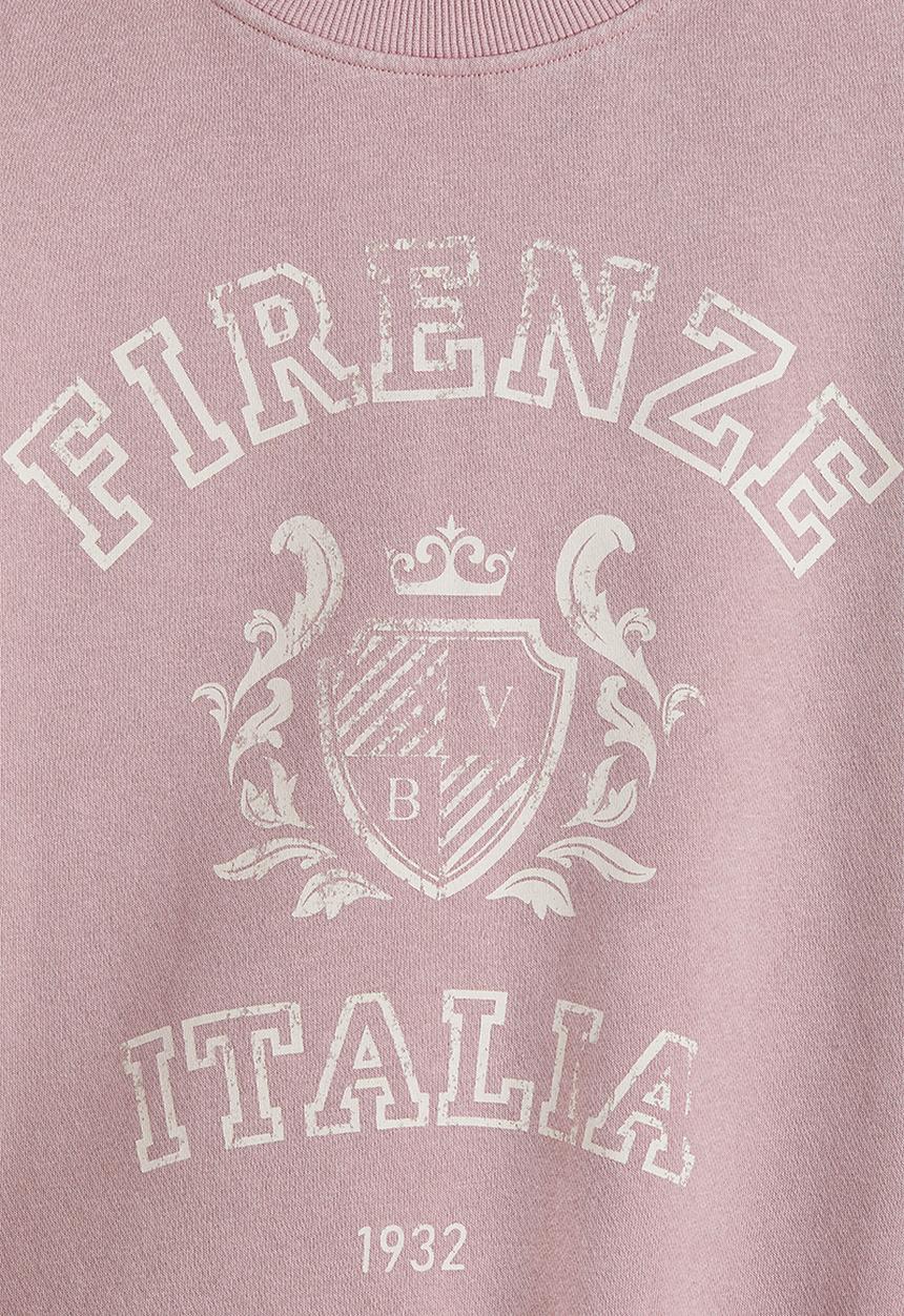 H&M - Printed sweatshirt - pink firenze