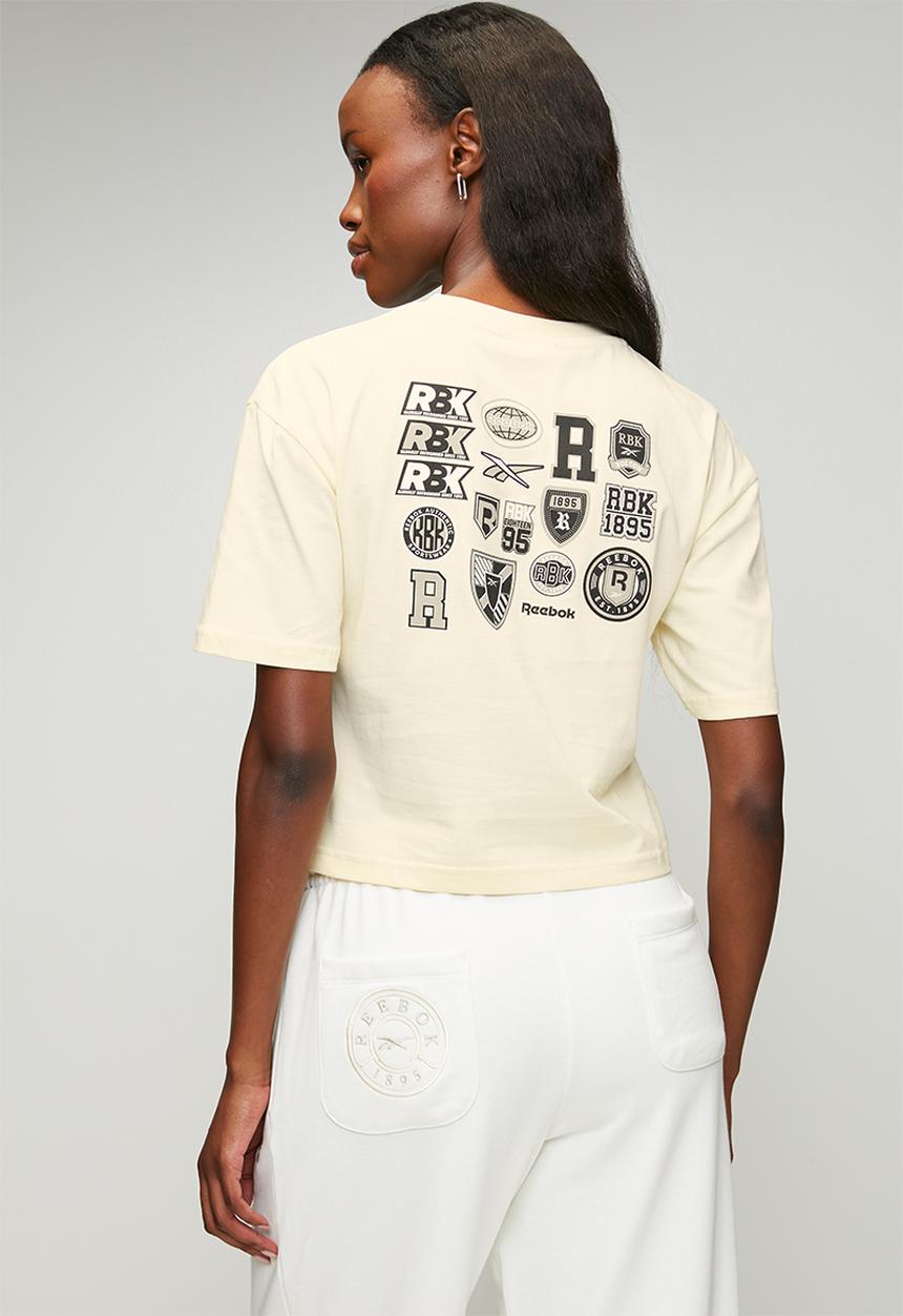Reebok - Blended Patches T-Shirt - Chalk