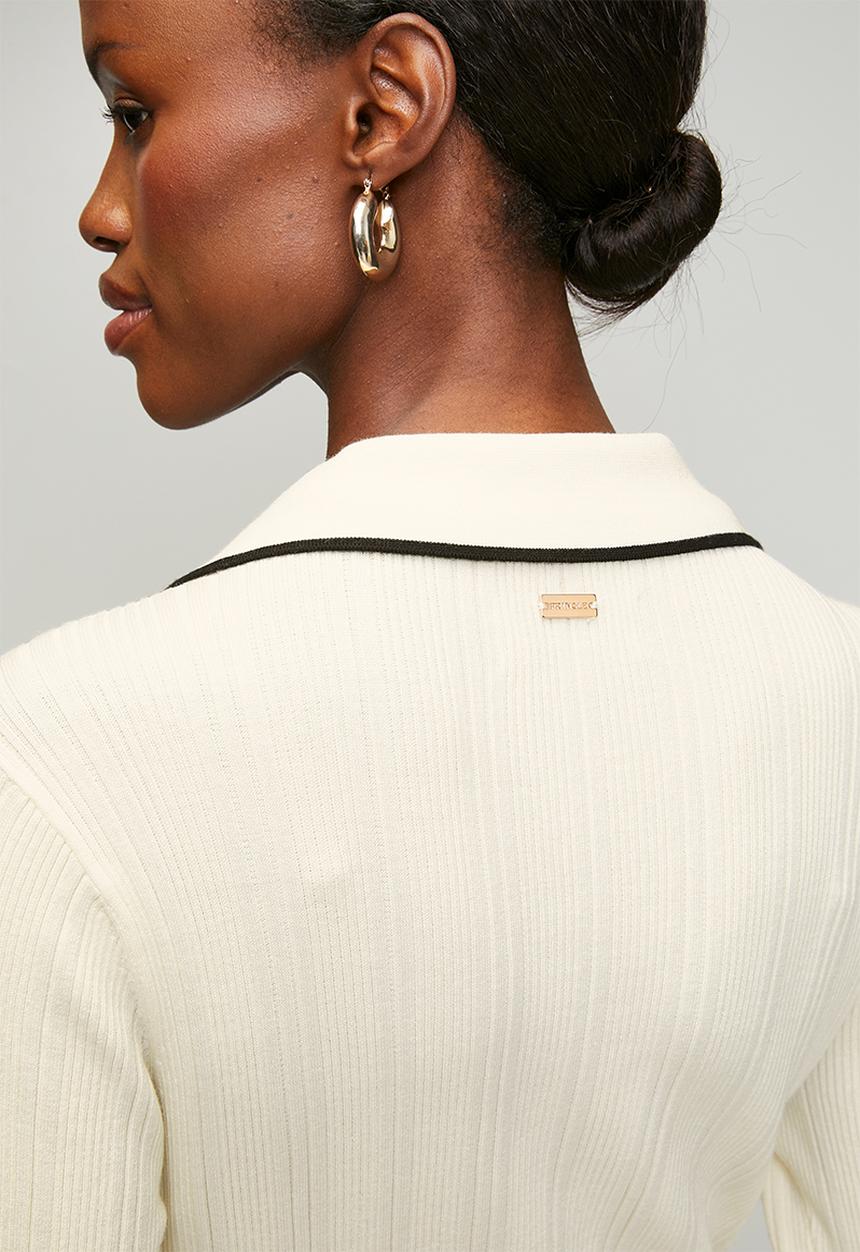 Pringle of Scotland - Pringle felicity knit dress  - white