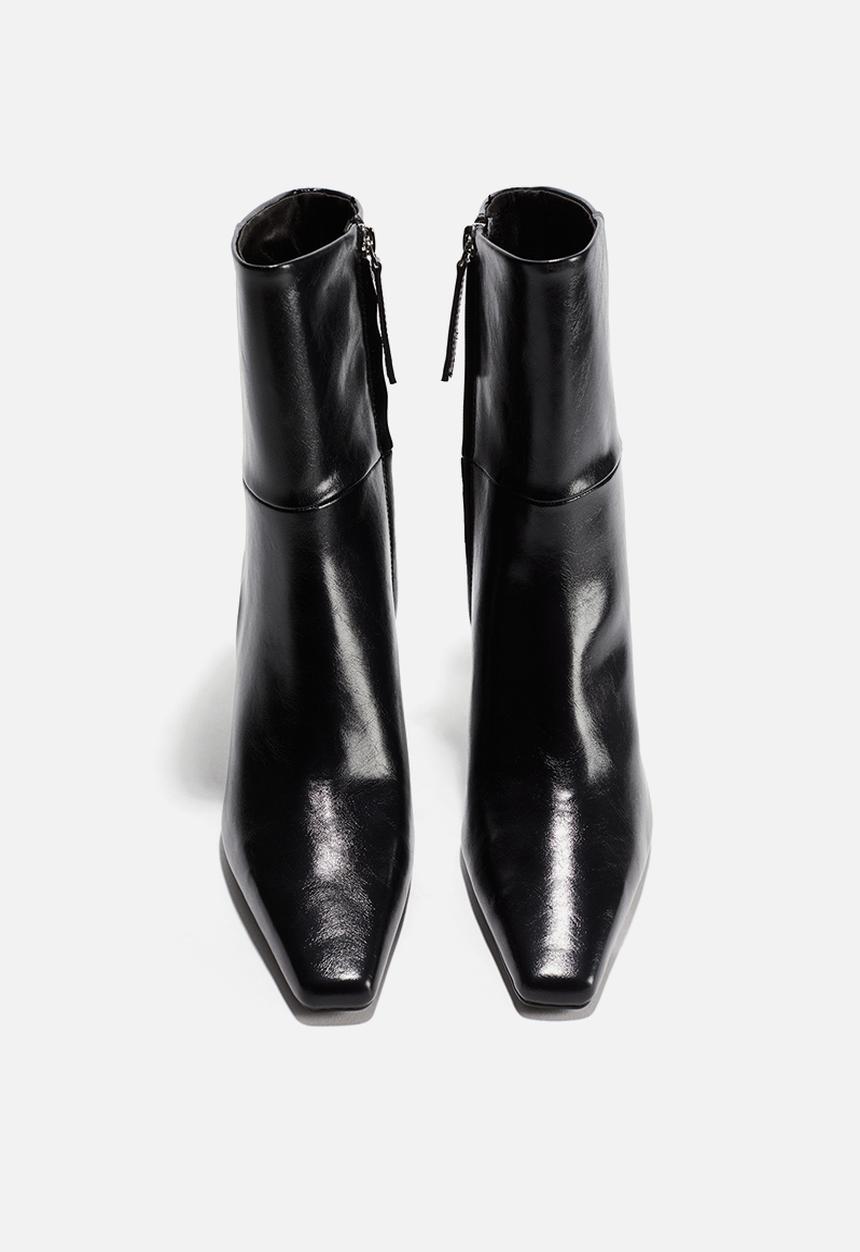 H&M - Heeled ankle boots - black