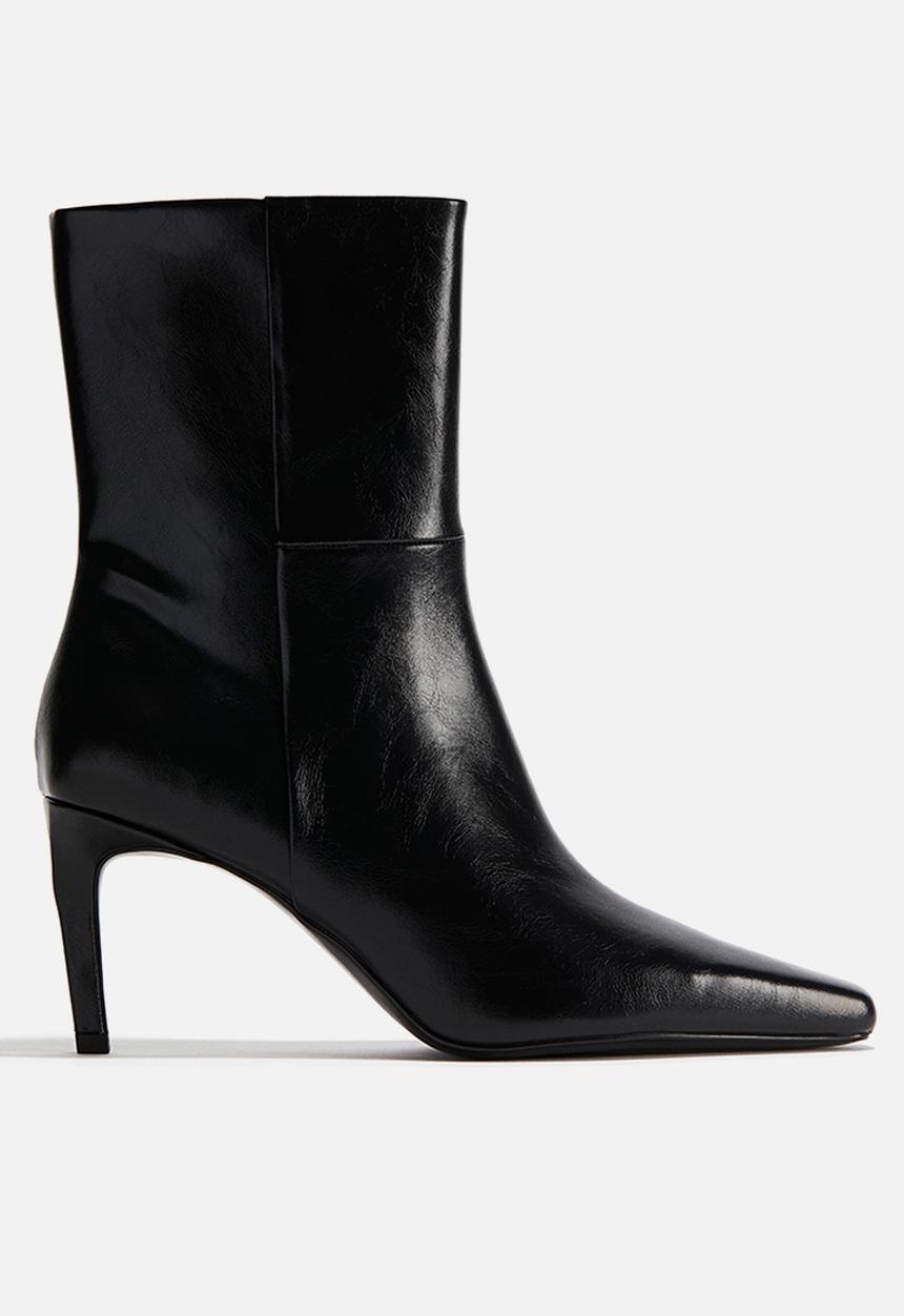 H&M - Heeled ankle boots - black