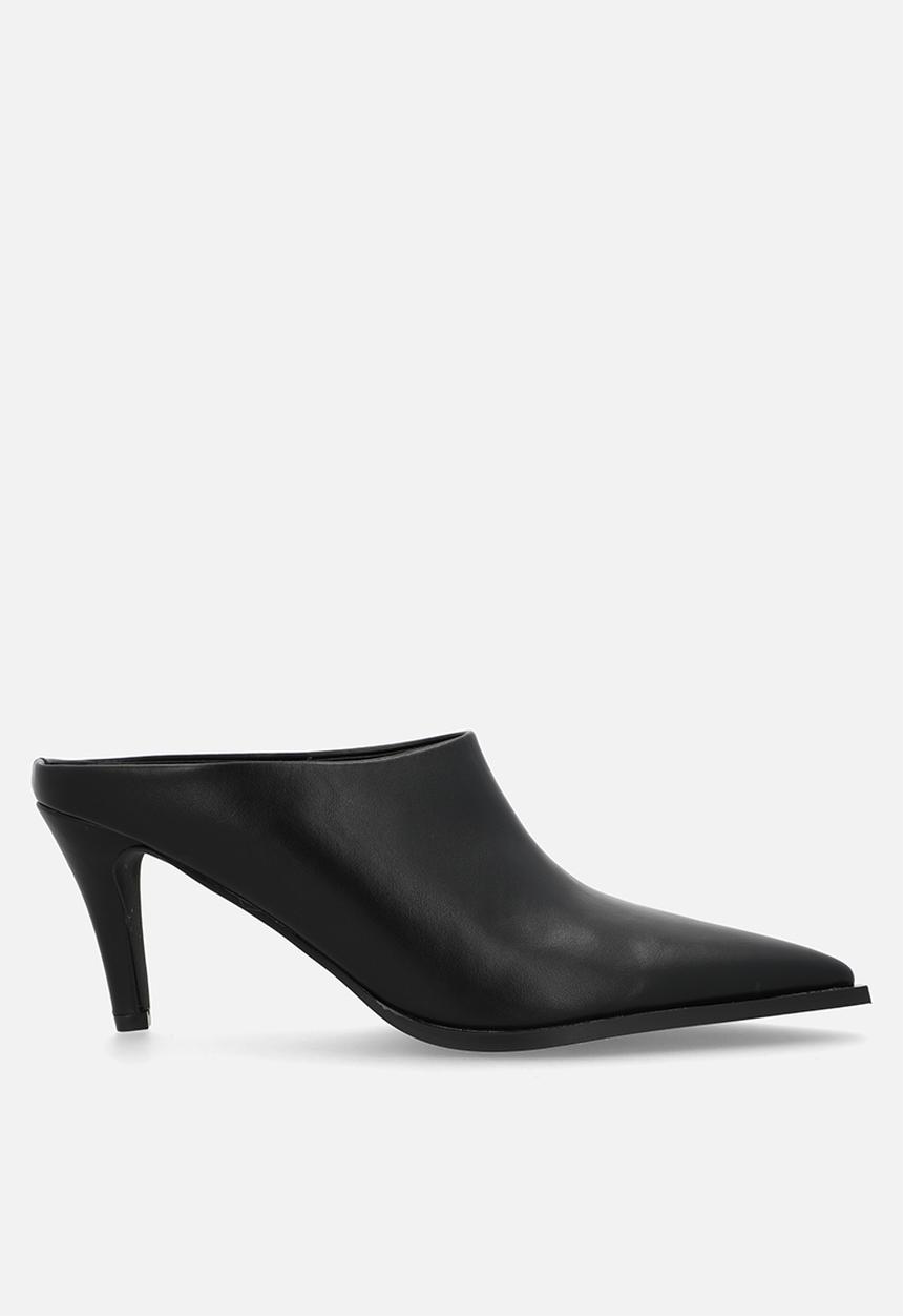 Raid London - Eldi closed toe stiletto heel mule - black 