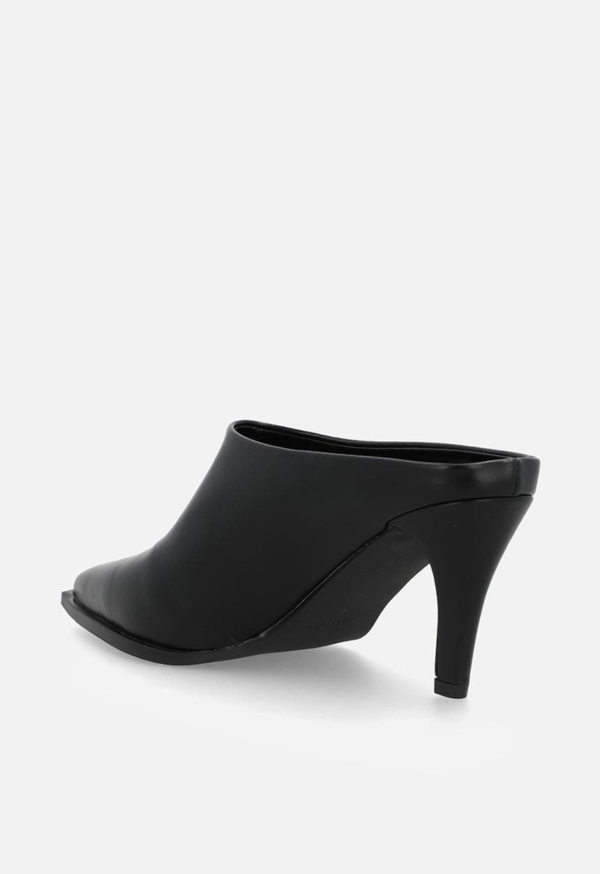 Raid London - Eldi closed toe stiletto heel mule - black 