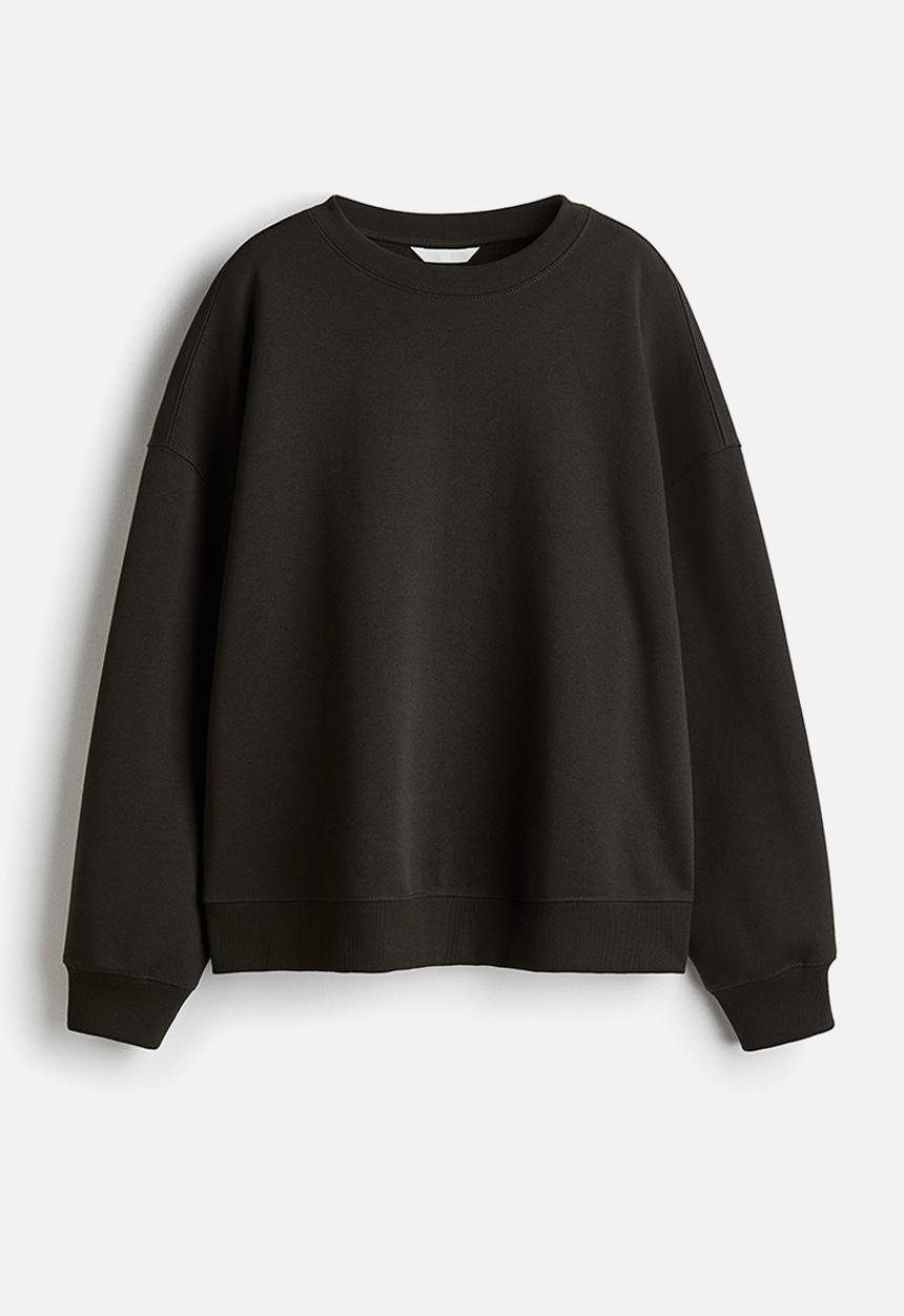 H&M - Oversized sweatshirt - dark green