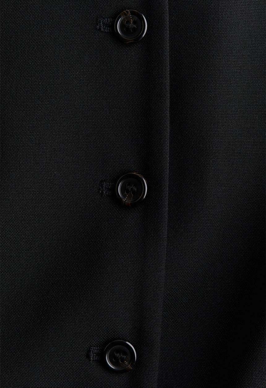 H&M - Long waistcoat - black