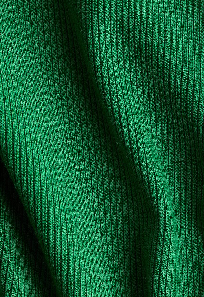 H&M - Stand-collar vest top - green