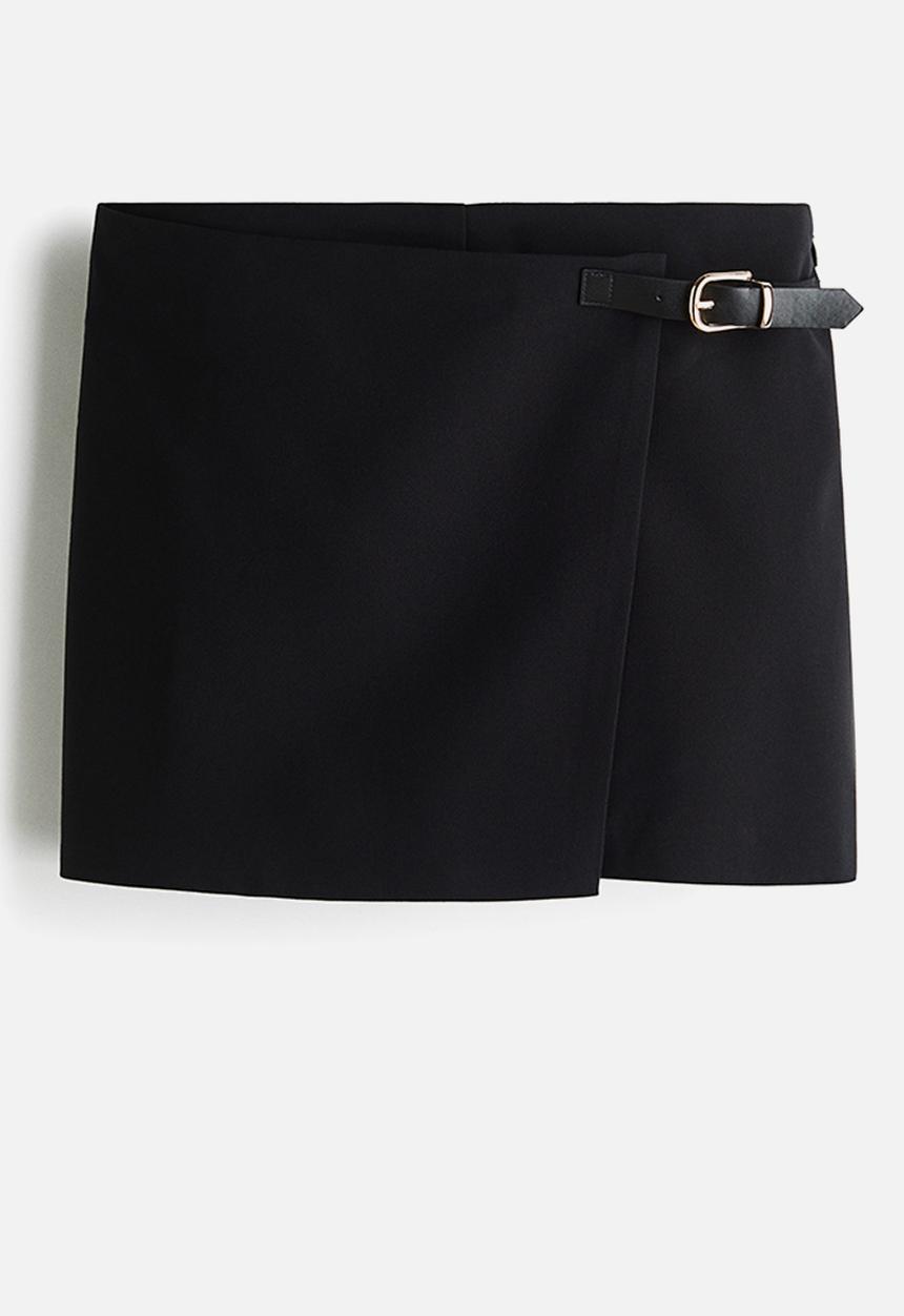 H&M - Wrap skort - black