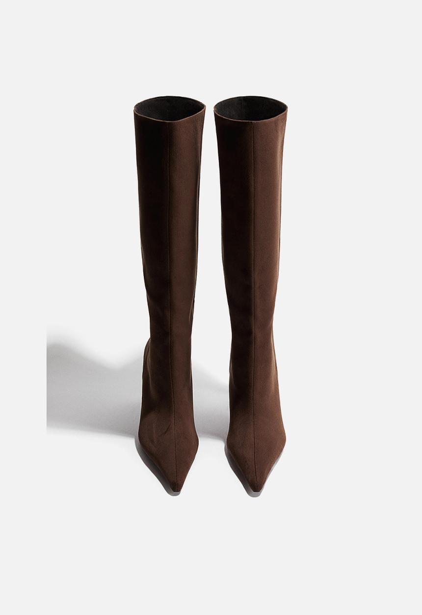 H&M - Knee-high boots - dark brown