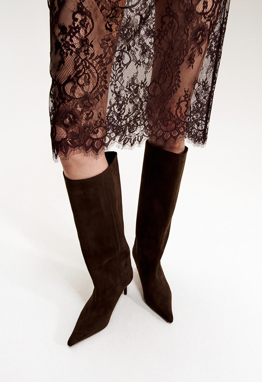 H&M - Knee-high boots - dark brown