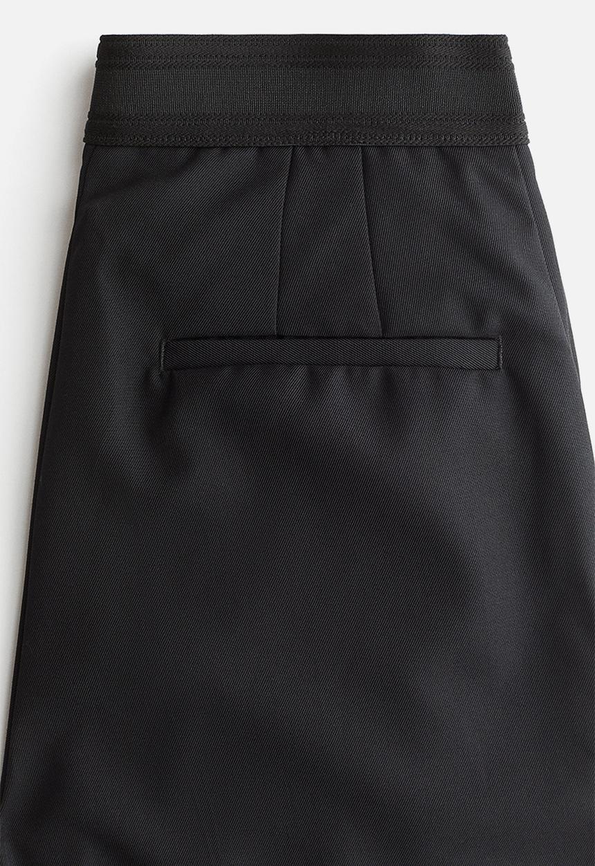 H&M - Wool-blend trousers - black