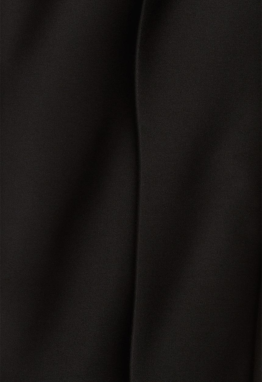 H&M - Zip-hem interlock trousers - black