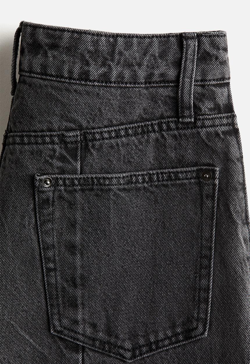 H&M - Seam-detail jeans - dark grey