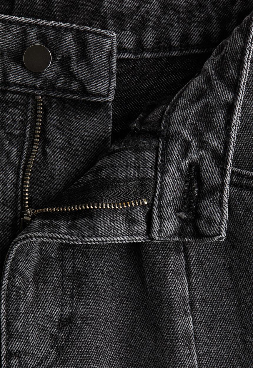 H&M - Seam-detail jeans - dark grey