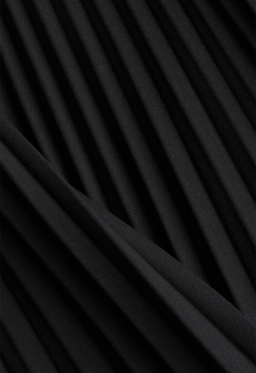 H&M - Pleated mini skort - black