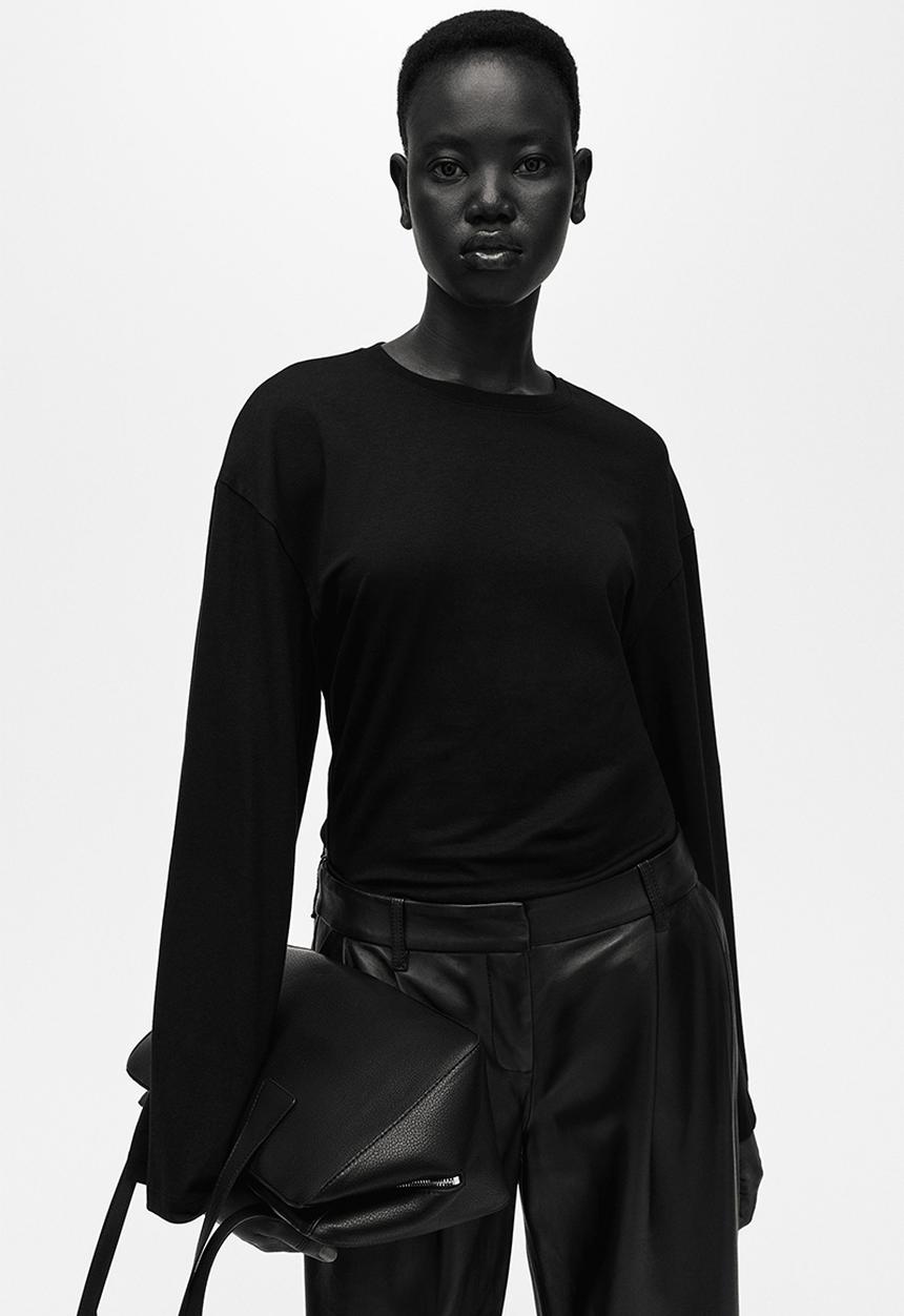 H&M - Long-sleeved top - black
