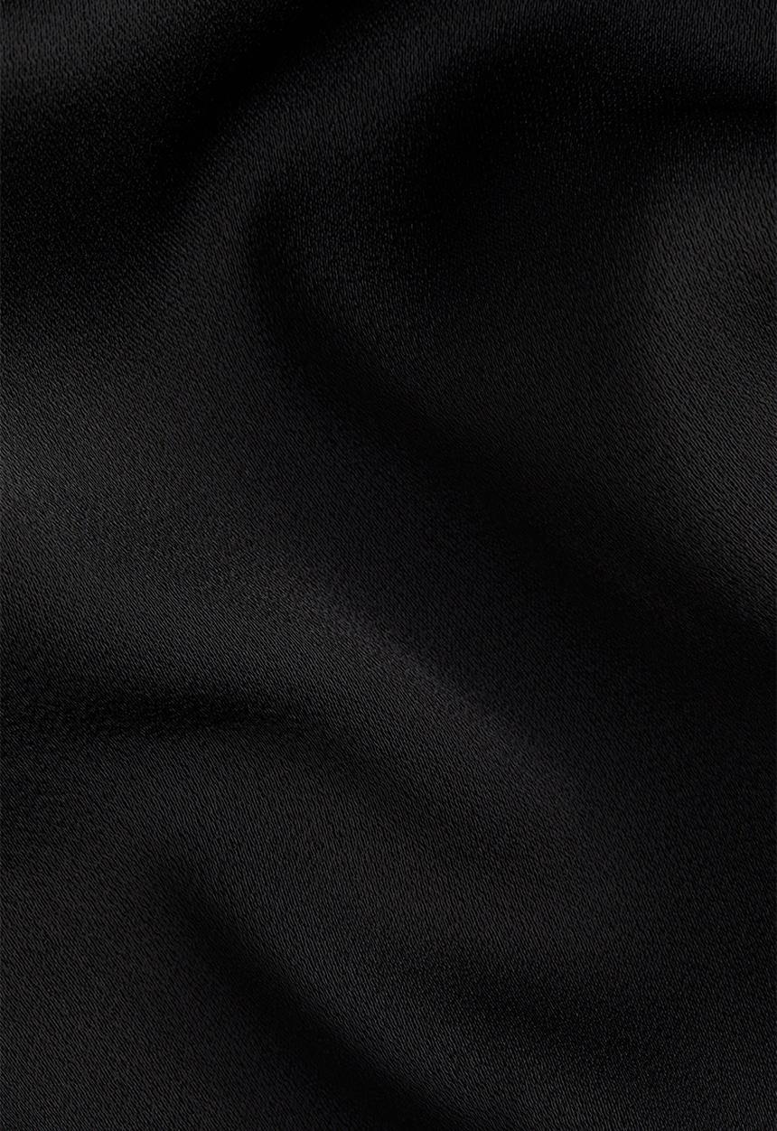 H&M - Cowl-neck satin dress - black