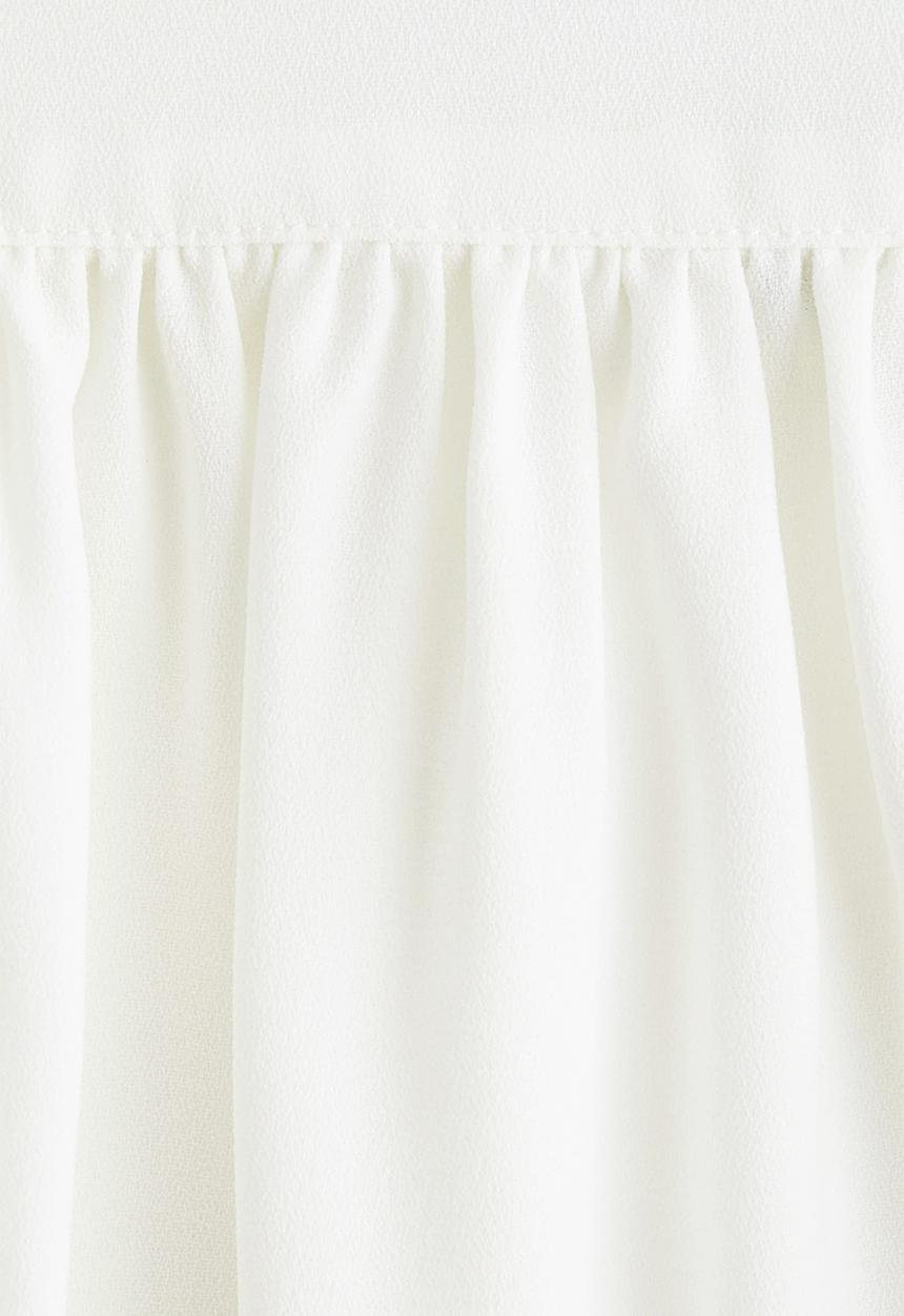 H&M - Shoulder-pad blouse - white