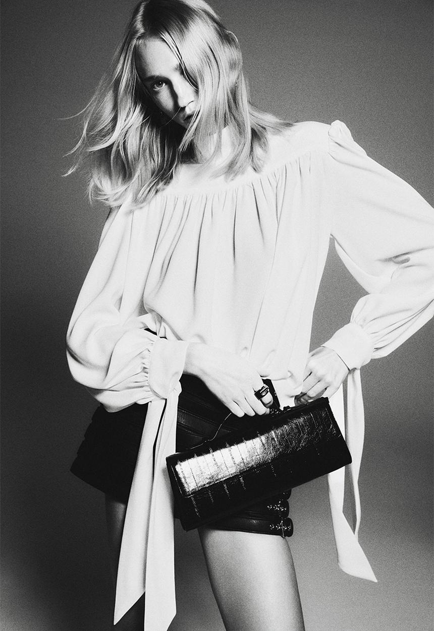 H&M - Shoulder-pad blouse - white
