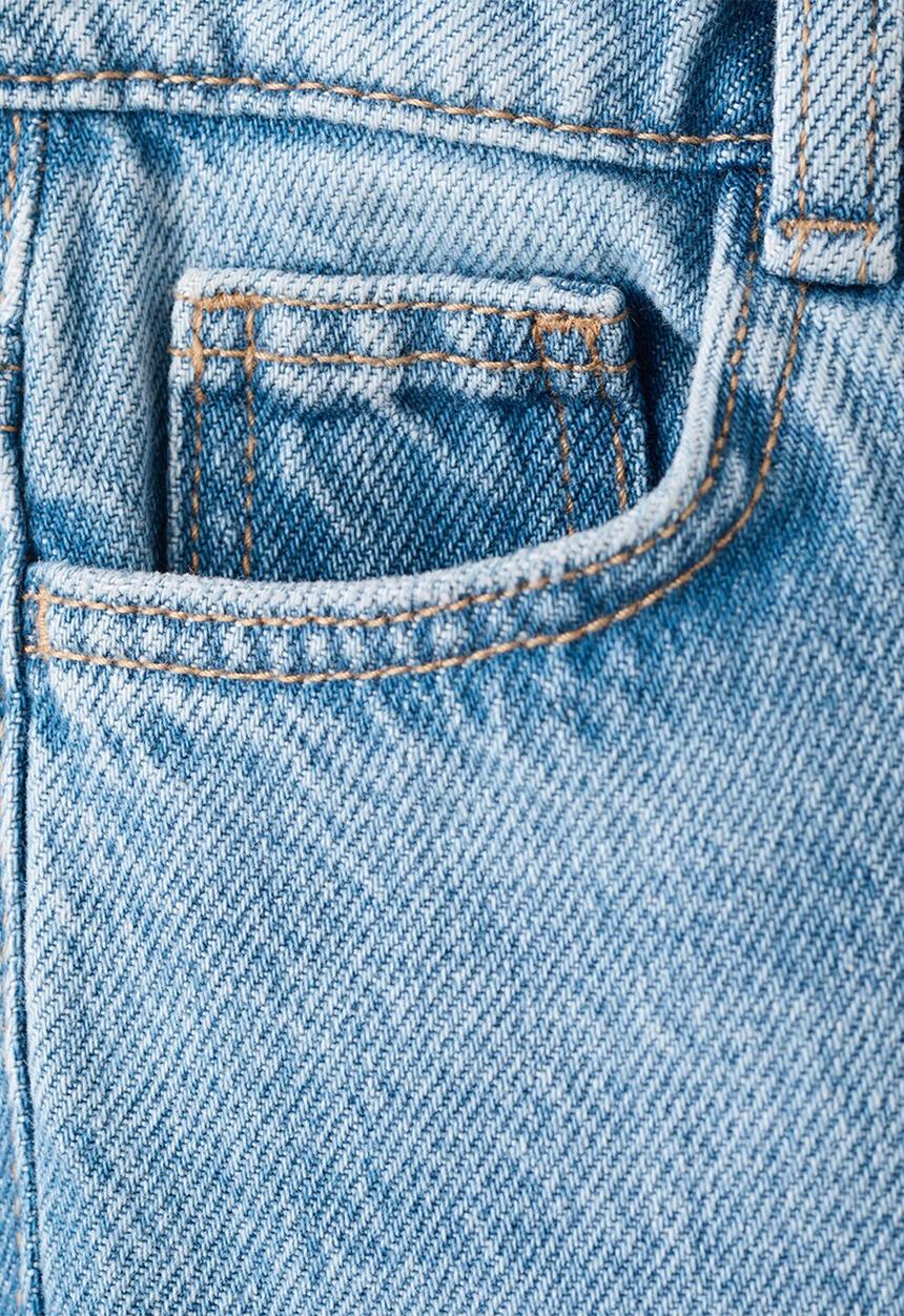 MANGO - Jeans WIDE - Open Blue