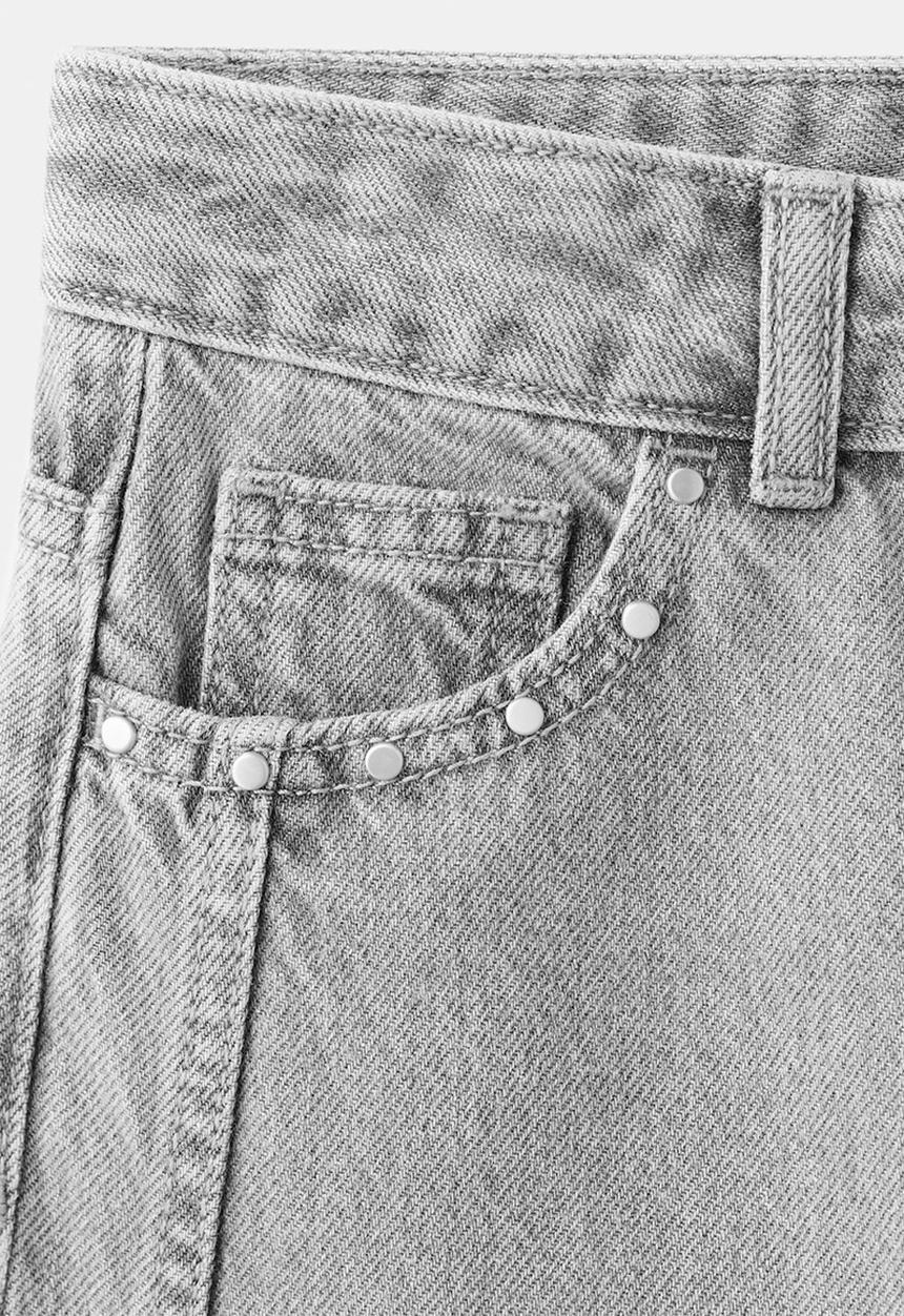 MANGO - Jeans Liliana -open grey