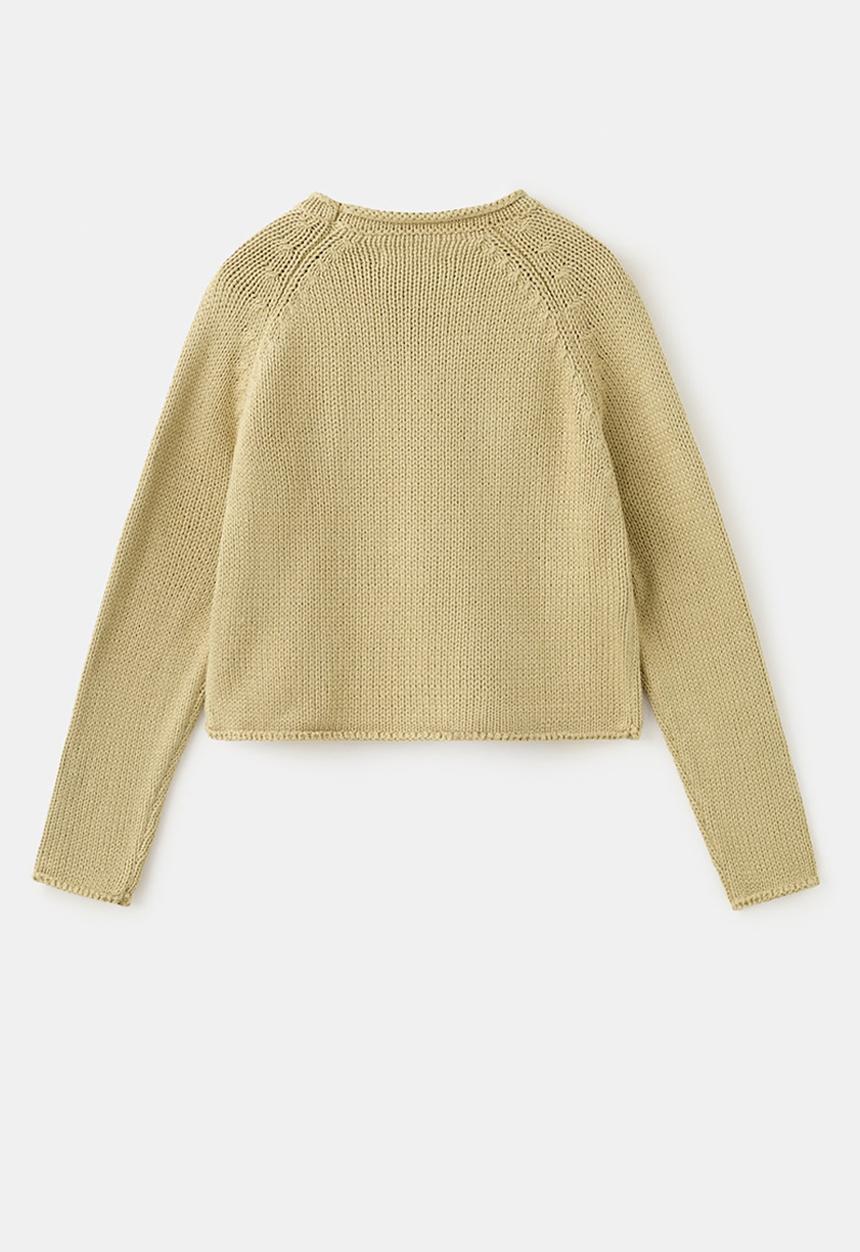 MANGO - Sweater BARLEY - Dark Green