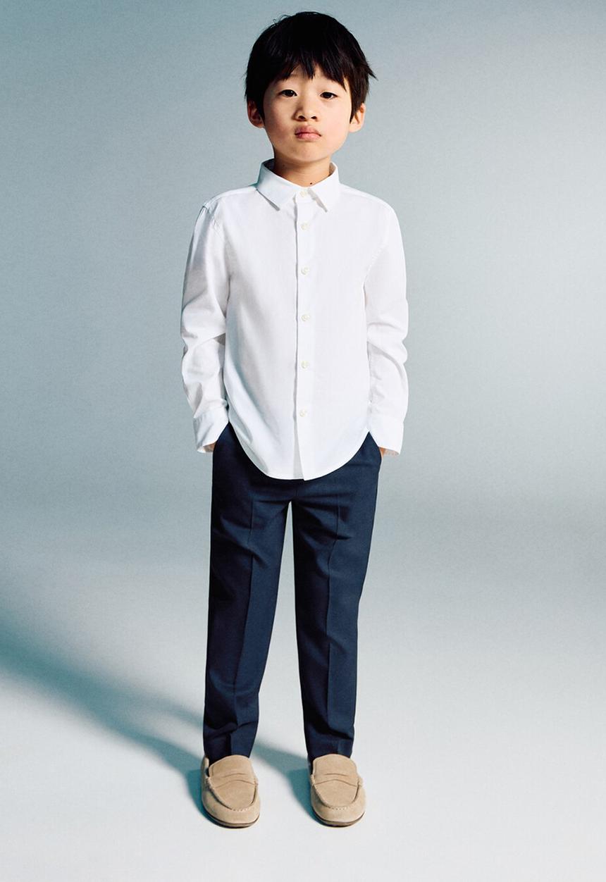 MANGO - Pantalon - Navy