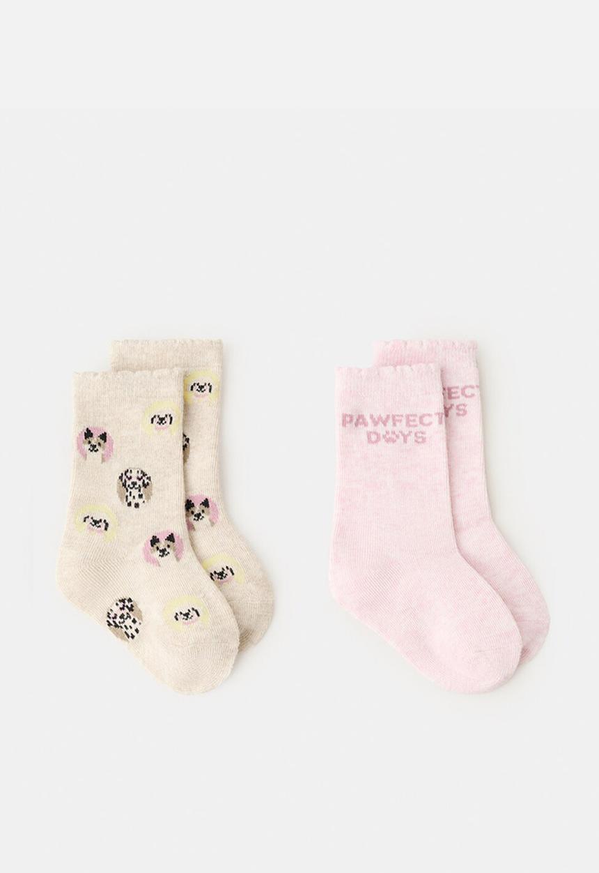 MANGO - Calcetines - Light Beige