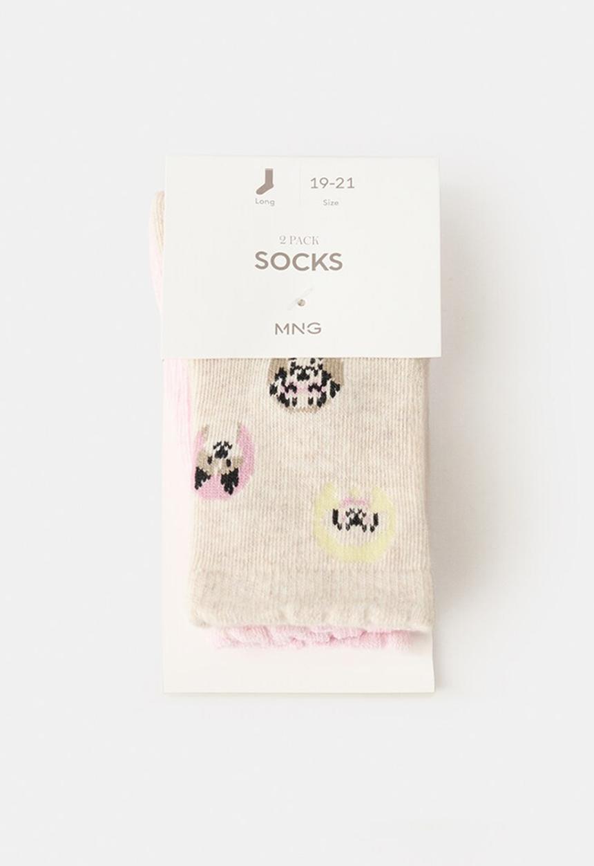 MANGO - Calcetines - Light Beige